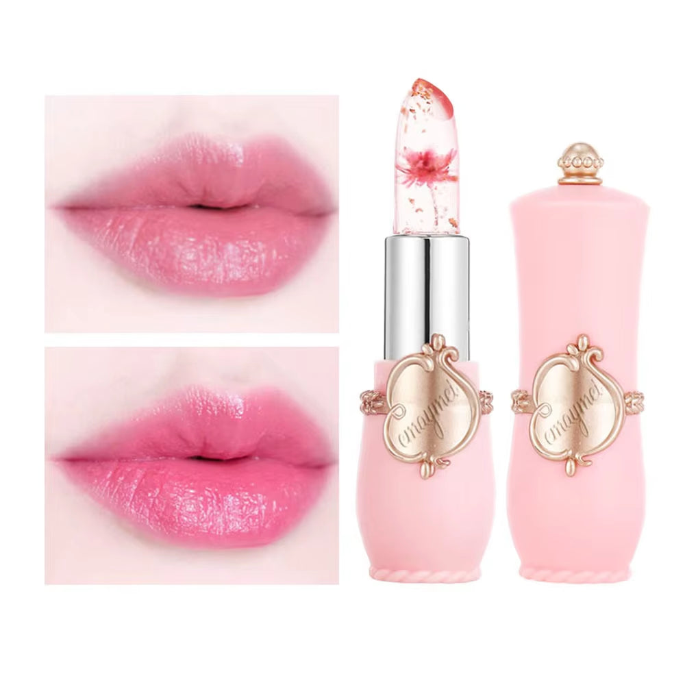 6-Color Transparent Moisturizing Jelly Color Changing Lipstick