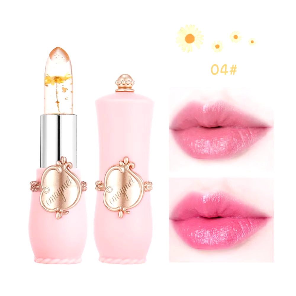 6-Color Transparent Moisturizing Jelly Color Changing Lipstick