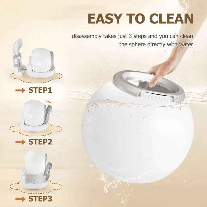 Self Cleaning Automatic Cat Litter Box with App Remote Control