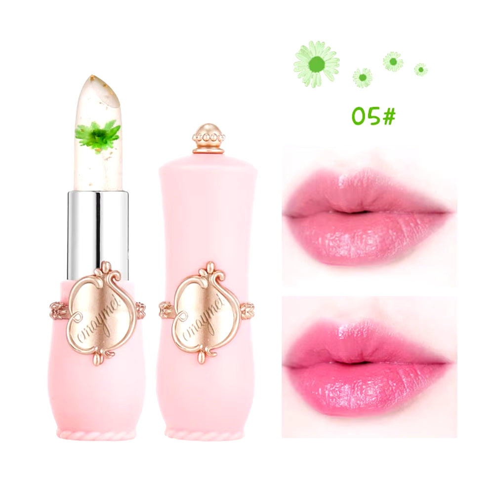 6-Color Transparent Moisturizing Jelly Color Changing Lipstick