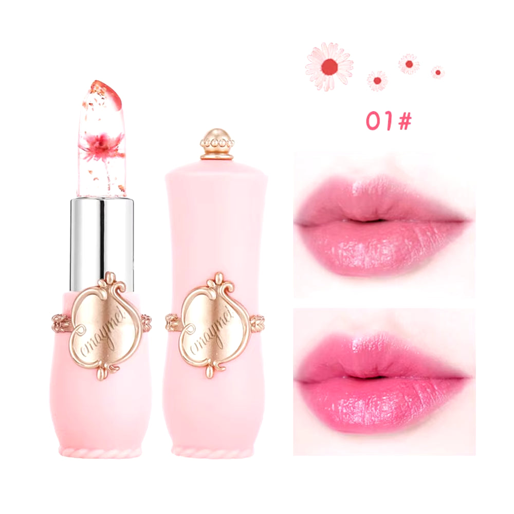 6-Color Transparent Moisturizing Jelly Color Changing Lipstick