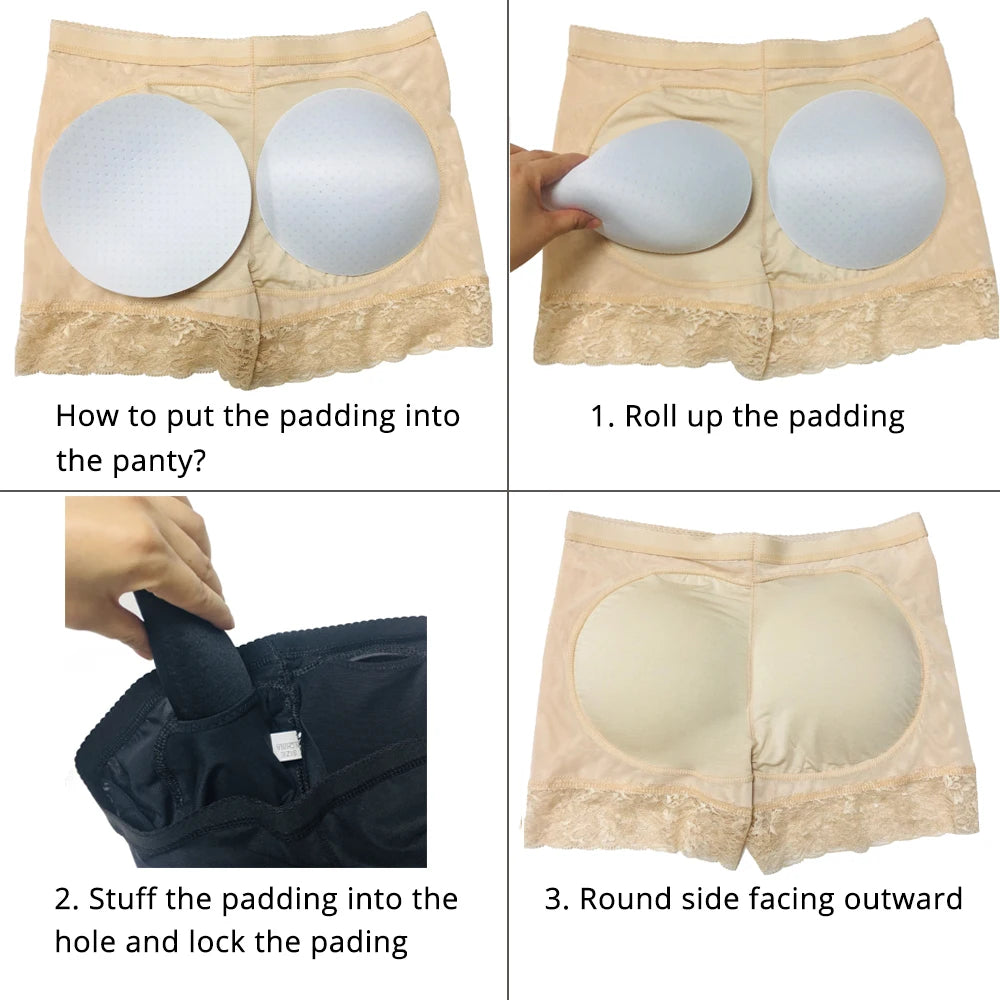 Womens Butt Lifter Panty, Faux Buttock Body Shaper