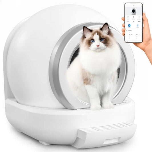 Self Cleaning Automatic Cat Litter Box with App Remote Control