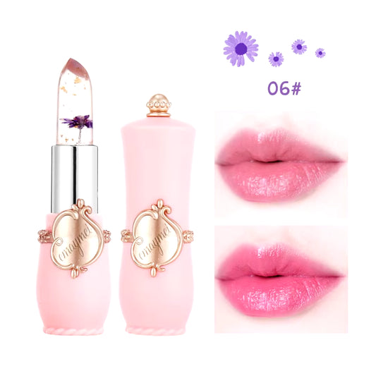 6-Color Transparent Moisturizing Jelly Color Changing Lipstick